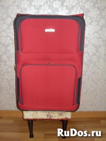 Чемодан дорожный тканевый на колёсах  "L.Lambertazzi" фото