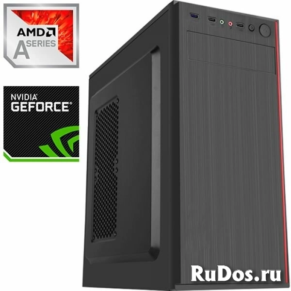 Компьютер PRO-1562384 AMD A6-9500 3500МГц, AMD A320, 16Гб DDR4 2400МГц, HDD 2Тб, NVIDIA GeForce RTX 2070 SUPER 8Гб, 700Вт, Midi-Tower фото