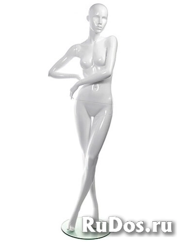 Манекен женский белый глянцевый TANGO 01F-01G фото