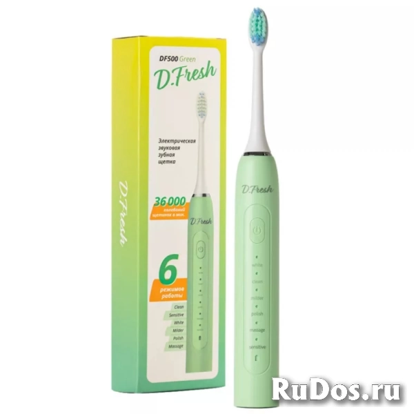 Зубные щетки D.Fresh DF500, зеленый дизайн фото