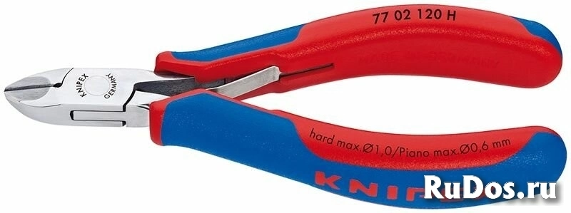 Бокорезы KNIPEX 77 02 120 H, для электроники, 120 mm фото