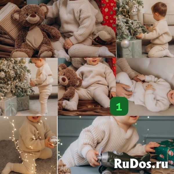 Костюм вязанный на малыша 74р Костюм вязанный на малыша 74р фото