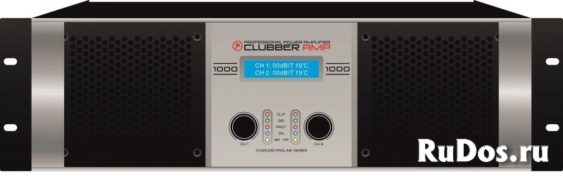 CVGaudio Clubber-1000 Профессиональный усилитель мощности, 2x1000W / 8ohm, 2XLR balance in фото