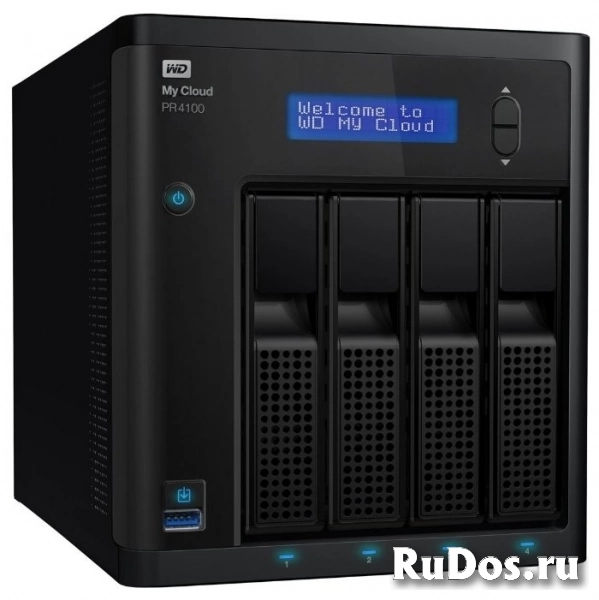 Сетевой накопитель (NAS) Western Digital My Cloud Pro Series PR4100 8 TB (WDBKWB0080KBK-EEUE) фото