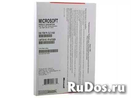 Microsoft Windows Ultimate 7 SP1 64-bit Russian 1pk DSP OEI DVD фото