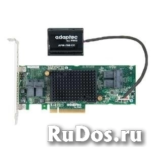 Контроллер ADAPTEC RAID 81605ZQ SGL 16i ports, 1Gb, Flash BBU, maxCache Plu фото