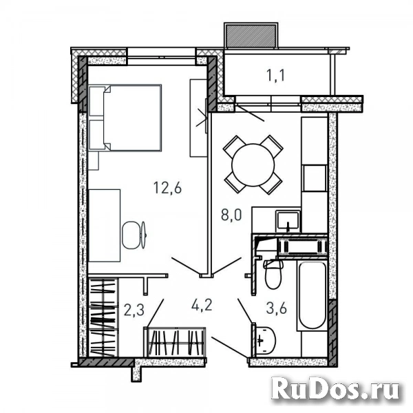 Продам 1 комнатную квартиру 31 м2 фото