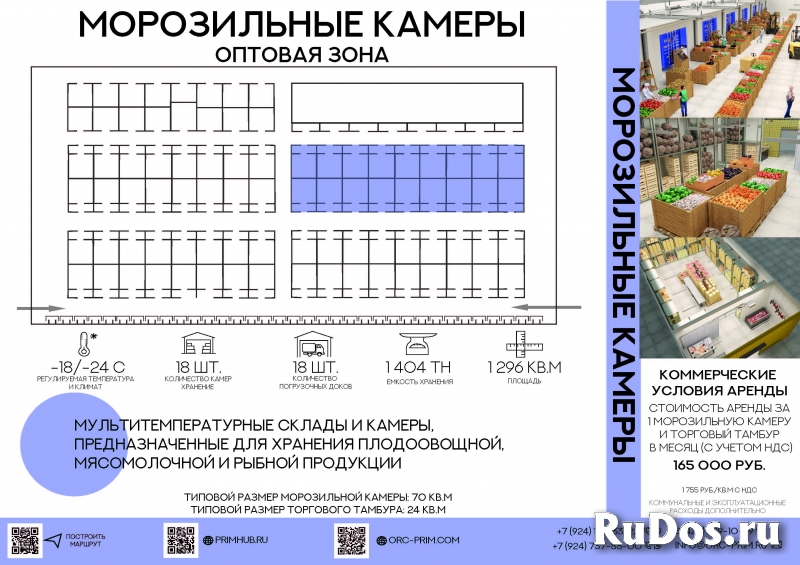 Аренда оптовых и розничных мест в ОРЦ Приморский изображение 3