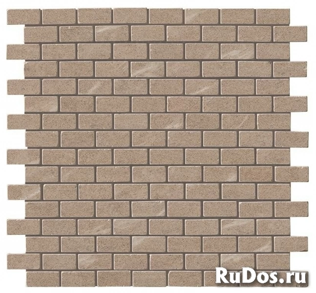 Плитка Atlas Concorde Marvel Stone Marvel Desert Beige Mosaico Burattato AS4M 29,8X29,8 фото