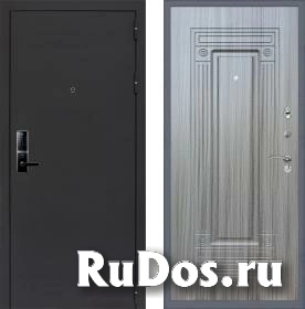 Дверь входная (стальная, металлическая) Сенатор Практик 3К Electro 5230 ФЛ-4 quot;Сандал серыйquot; с электронным замком фото