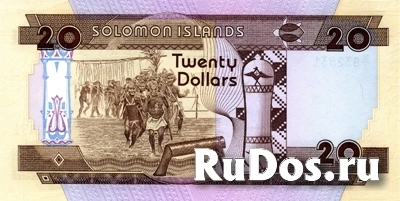 Банкнота 20 долларов, Соломоновы острова фотка