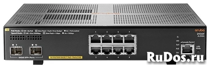 Коммутатор HP Aruba 2930F 8G PoE+ 2SFP+ фото