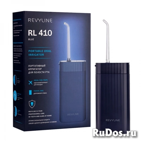 Ирригатор полости рта Revyline RL 410, синий корпус изображение 3