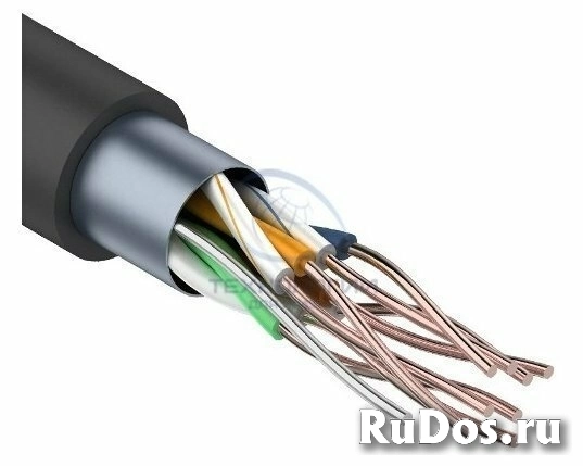 Кабель FTP 4PR 24AWG, CAT5e, наружный (OUTDOOR) (бухта 305м) REXANT фото