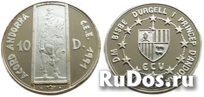 Монета Андорры фото