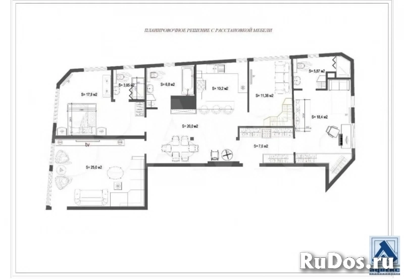 Продам 4 комнатную квартиру 365 м2 изображение 4