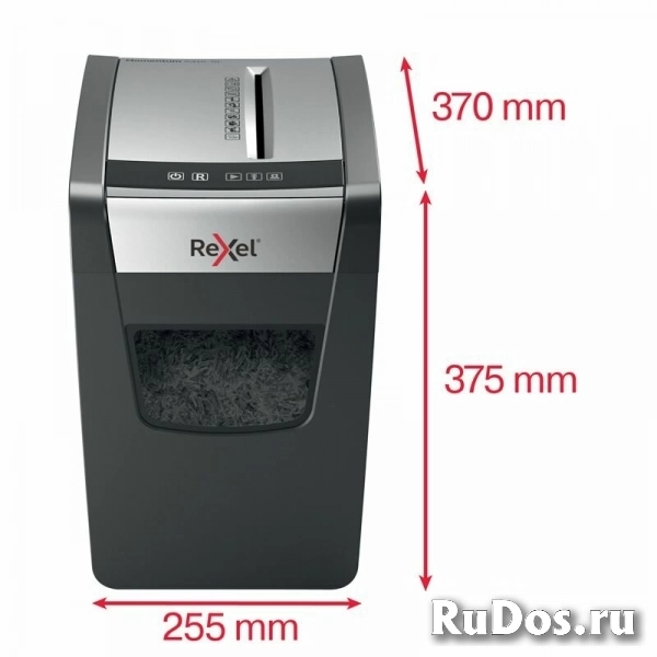 Уничтожитель документов Rexel Momentum X410-SL, 4 ур.секр. 4*28мм, 10 лист, 23л, скрепки, скобы фото