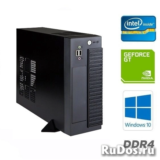 Неттоп BonusPK 520002 (Процессор: Intel Core i7-8700 3.2ГГц, Чипсет: Intel H310N, Оперативная память: 16 Гб DDR4, Жесткий диск: 2000 Гб + 480 Гб SSD, Видеокарта: GeForce GT 730 2048 Мб, WI-FI: Нет, Без привода, 200 Вт, INWIN BP691BL, Windows 10 Home) фото