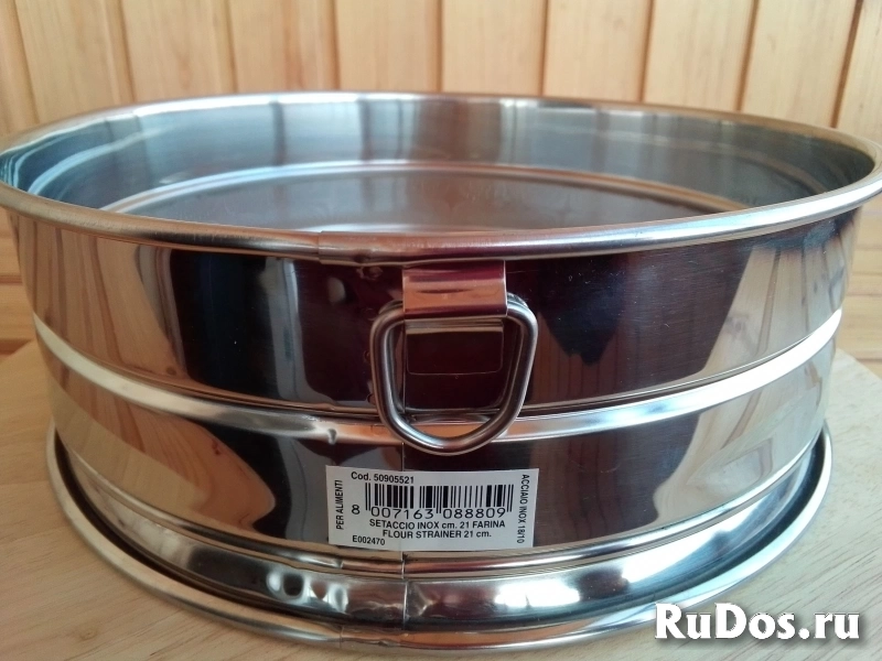Сито для муки Setaccio inox 18/10 - 21 см. изображение 3