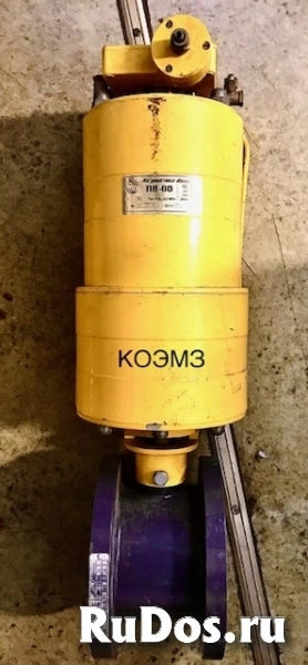 Кран шаровый регулирующий КШТВ 16-80 с пневмоприводом ПВ-60 фото