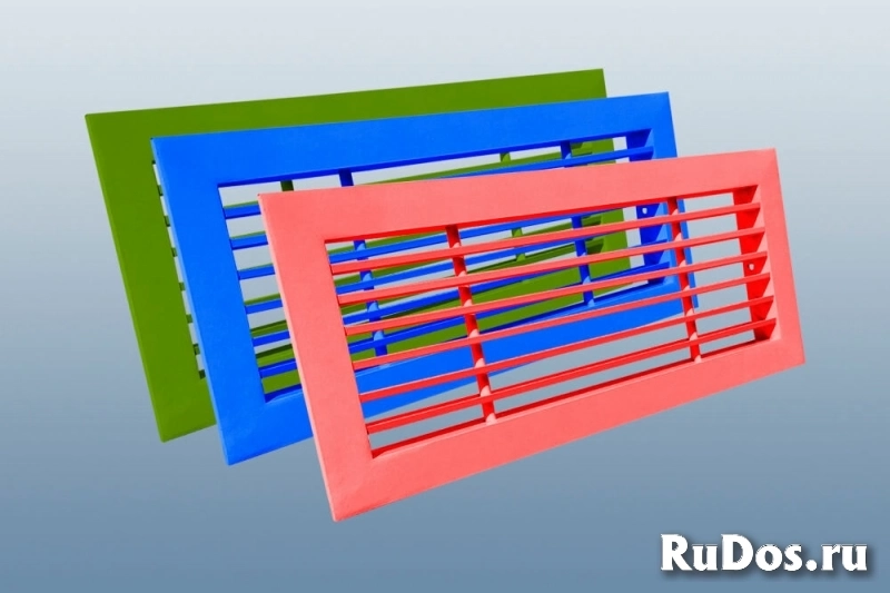 Нерегулируемая настенная решетка РАН (цветная) 1700 * 600 (Ш * В) фото