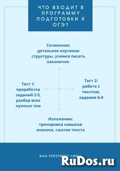 Репетитор по русскому языку, онлайн подготовка к ОГЭ и ЕГЭ изображение 5