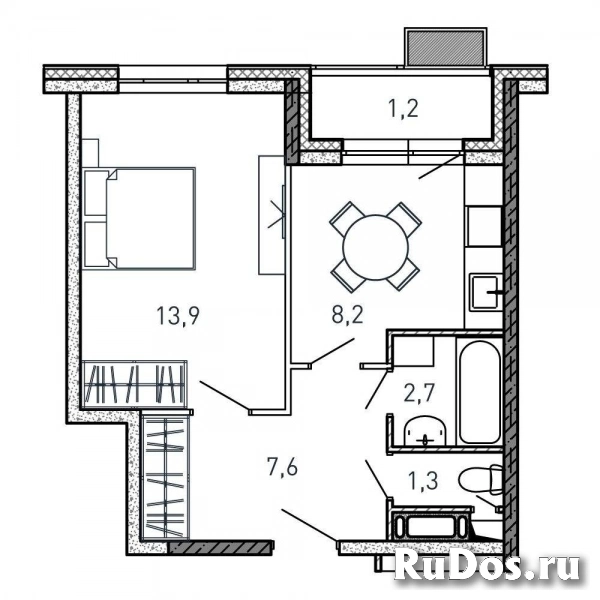 Продам 1 комнатную квартиру 34 м2 фото