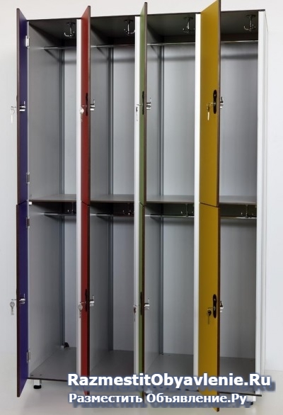 Шкафчики локеры для раздевалок влагостойкая мебель HPL фотка