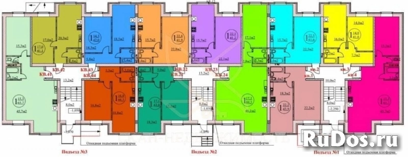 Продам 2 комнатную квартиру 66.9 м2 изображение 7