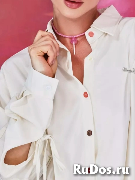 Рубашка удлиненная свободная бохо больших размеров фото