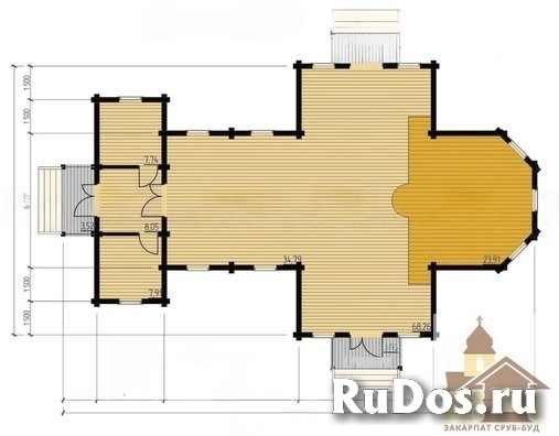 Дерев’яні церкви під ключ від Закарпат Зруб‑Буд изображение 3
