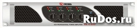 VOLTA PA-4.600 Усилитель мощности четырёхканальный. Мощность (8/4/2 Ом) - 4х400 Вт/ 4х600 Вт/ 4х780 Вт. 2U-19quot;, 23кг фото