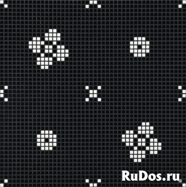 Мозаика облицовочная стеклянная Bisazza Decori Opus Romano Catina Nero ( м2) фото