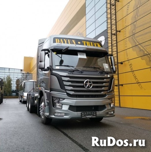 Седельный тягач DAYUN CGC4250, CNG, 6х4, Euro V, подвеска рессора изображение 4