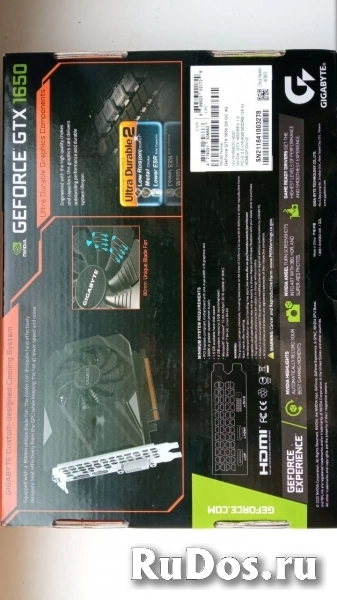 Видеокарта GIGABYTE NVIDIA GeForce GTX 1650 4 ГБ (GV-N1656OC-4GD) изображение 9