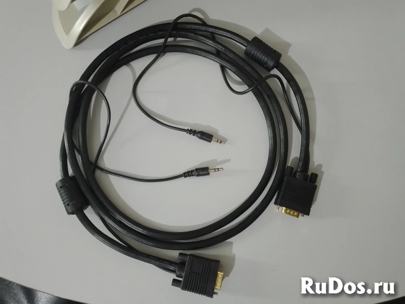 Кабель KS-is VGA 15M + AUX 3.5мм на VGA 15M + AUX 3.5мм (KS-499-2 фотка