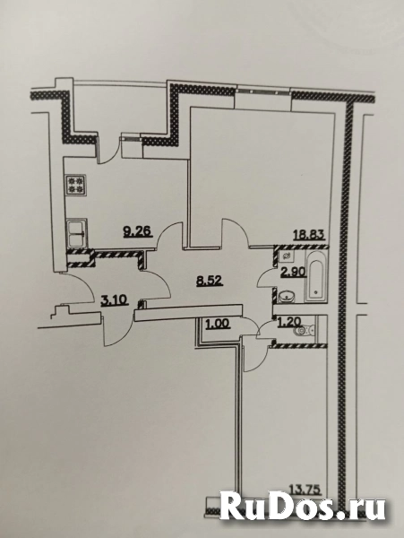 Продам 2 комнатную квартиру 55 м2 изображение 3