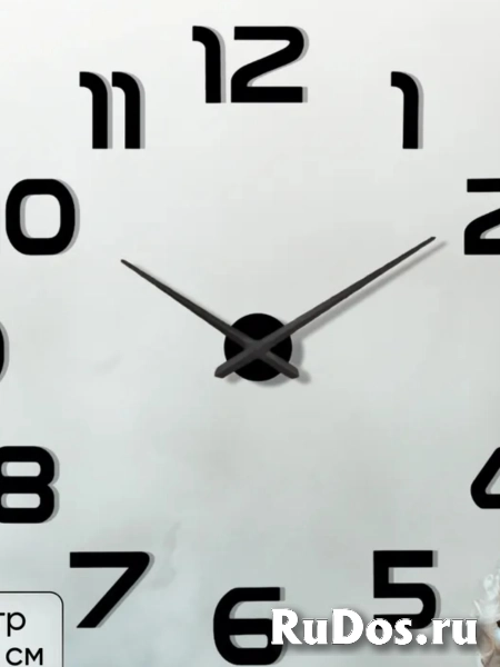 Часы настенные большие для кухни в подарок Clock Decor фото
