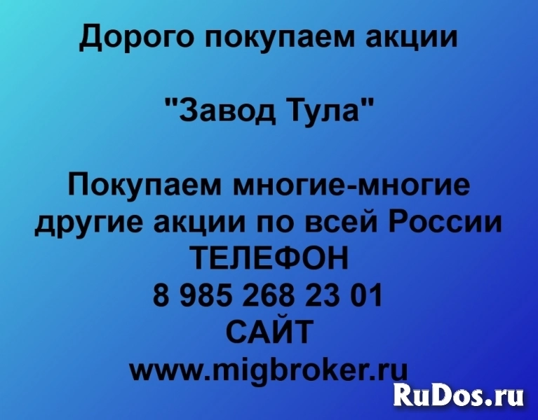 Покупаем акции «Завод Тула» фото