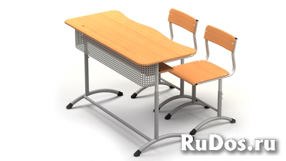 Школьная мебель: парты, стулья изображение 9