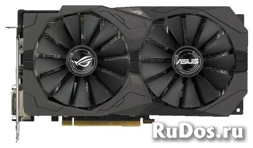 Видеокарта ASUS ROG Radeon RX 570 1300MHz PCI-E 3.0 4096MB 7000MHz 256 bit 2xDVI HDMI DisplayPort HDCP Strix OC Gaming фото