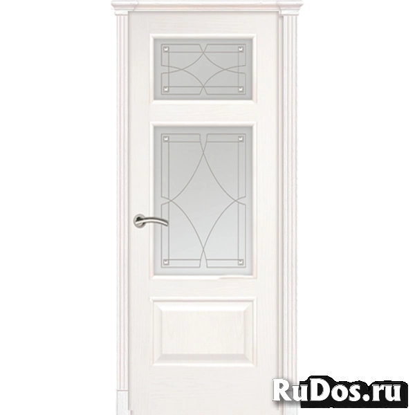 Межкомнатная дверь La Porte серия Classic модель 300.6 ясень карамель контур с бевелсами Марко фото