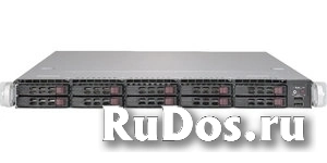 Серверная платформа Supermicro SuperServer 1U 1028R-WTR no CPU (2) / no memory (16) / on board C612 RAID 0 / 1 / 5 / 10 / no HDD (10) SFF / 2xGE / R700W / 750W Platinum фото