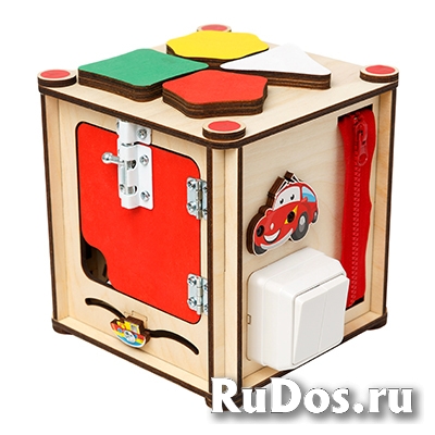 Бизи-куб, методика Монтессори, современная игрушка изображение 3