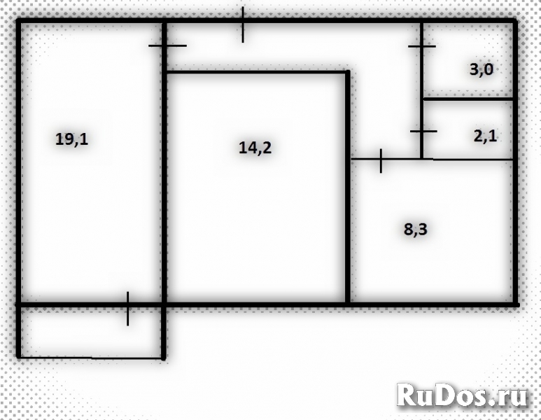 Продам 2 к.кв., улица Большая Московская, 124к3 изображение 10