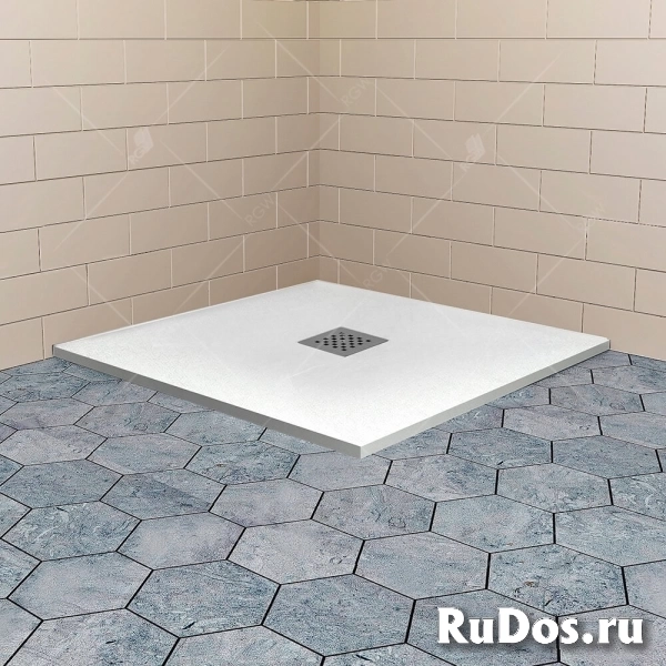 Душевой поддон RGW Stone Tray нержавеющая крышка сифона ST-0157W 150x70 фото