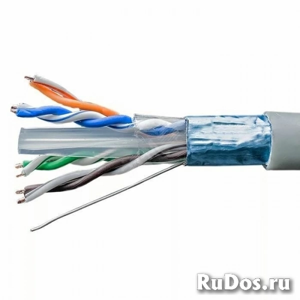 Витая пара FTP 4 пары AWG 23 Cat 6 внутренняя Cu Six (FTP 4x2x0,54 6 In/Cu) SUPRLAN (бухта 305м) фото