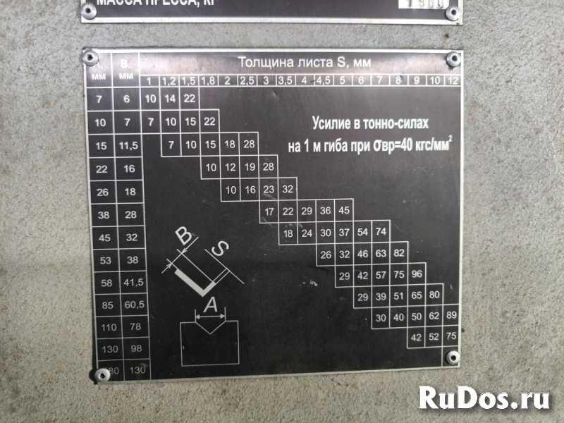 Продам листогиб гидравлический ИБ1425 . изображение 4