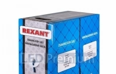 Кабель UTP 4PR 23AWG, CAT6A (бухта 305 м) Rexant, 1шт картинка из объявления