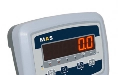 Весы товарные напольные MAS ProMAS PM1E-300 5060, LED, АКБ, RS232, 300кг, 100гр, 600*500, с поверкой, съемная стойка картинка из объявления